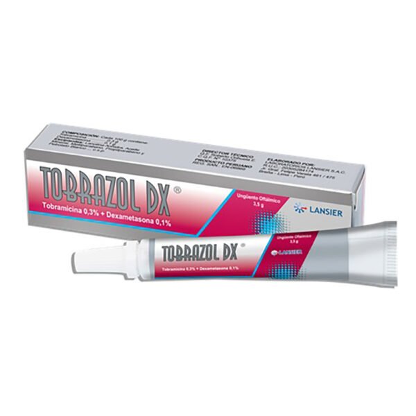 Tobrazol Dx Unguento Oft. X3gr