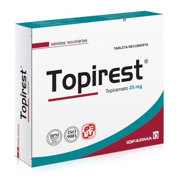 Topirest 25mg X30 TAB