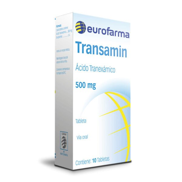 Transamin 500mg Cja X10 TAB