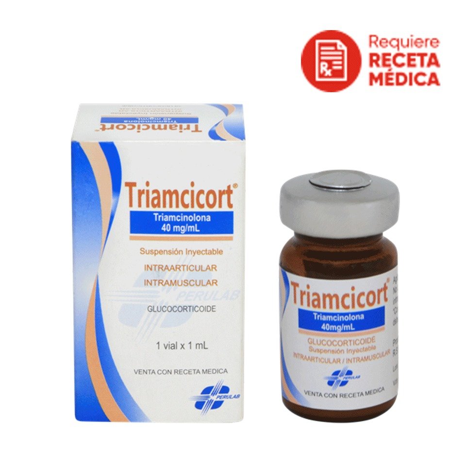 TRIAMCICORT 40MGML AMPOLLA 1 TRIAMCICORT 40MG/ML AMPOLLA - Imagen 1