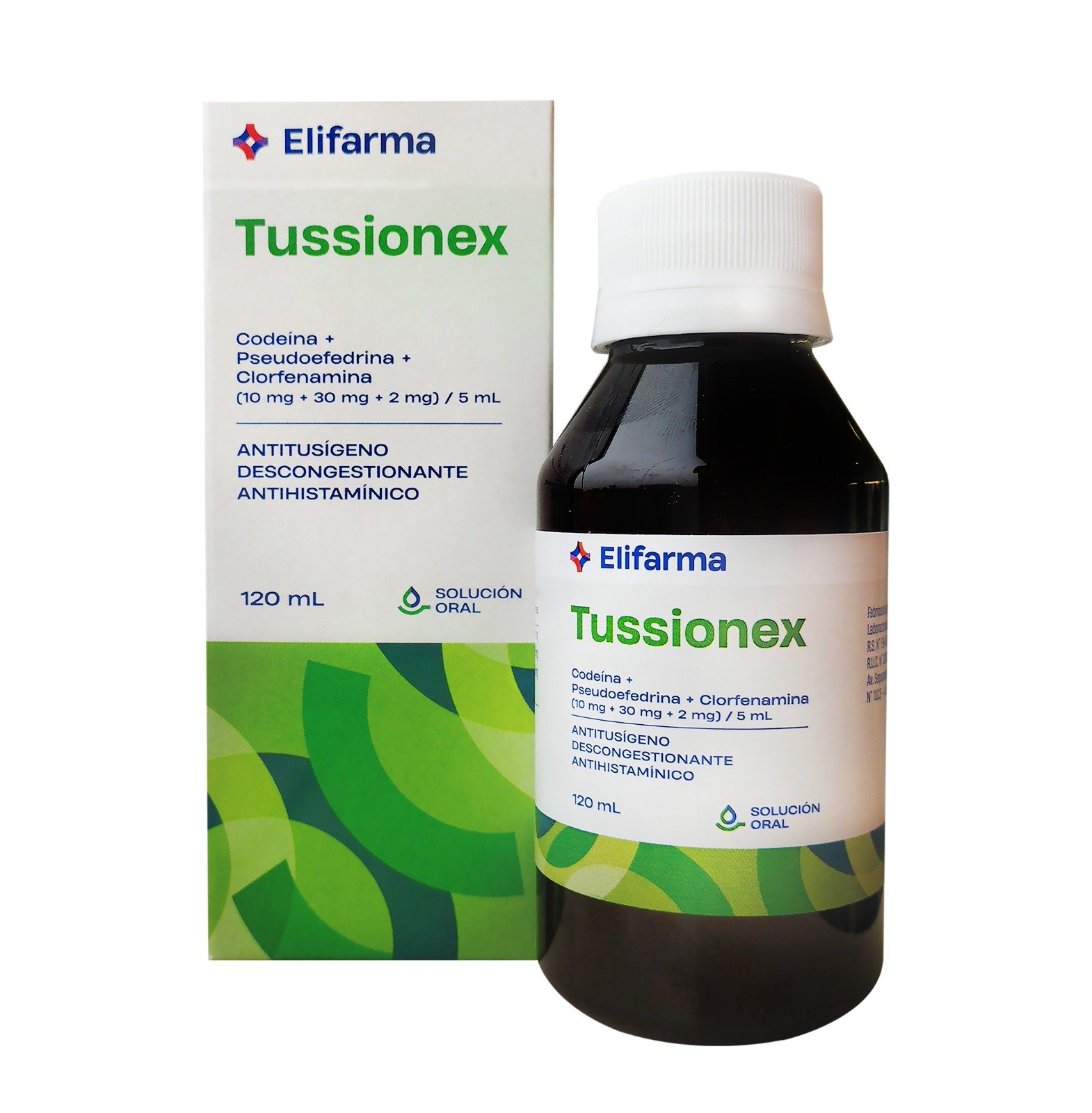 TUSSIONEX FCO X120ML 1 TUSSIONEX FCO X120ML (REC) - Imagen 1