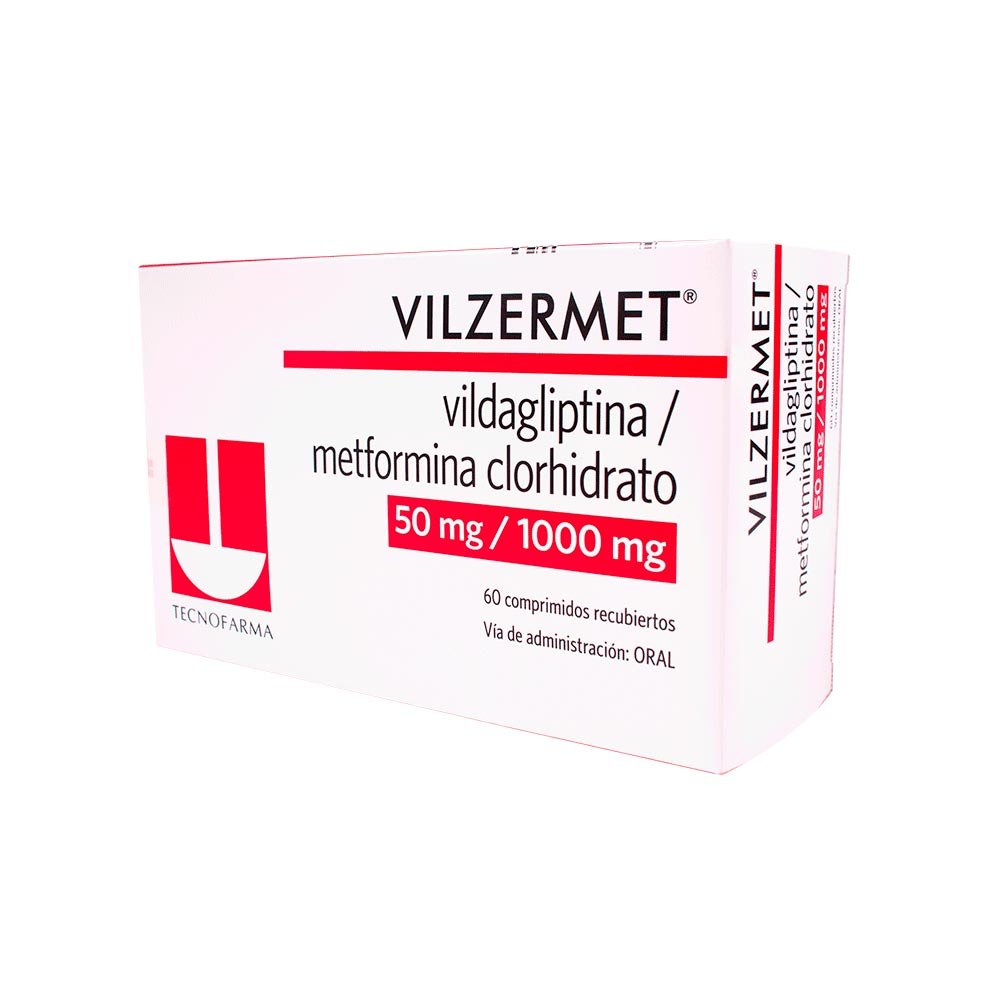 VILZERMET 501000MG X60 TAB# 1 VILZERMET 50/1000MG X60 TAB - Imagen 1
