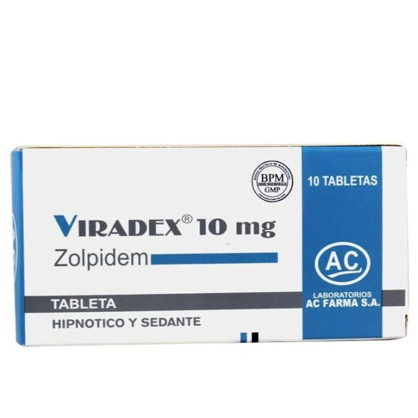 Viradex 10mg X10 TAB (*psic)#