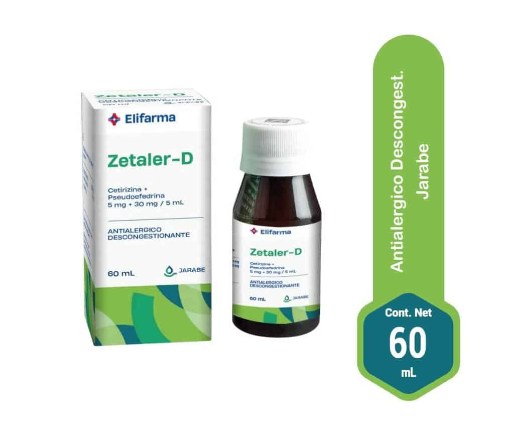 ZETALER D JARABE X 60ML(REC) 1 ZETALER D JARABE X 60ML(*REC) - Imagen 1