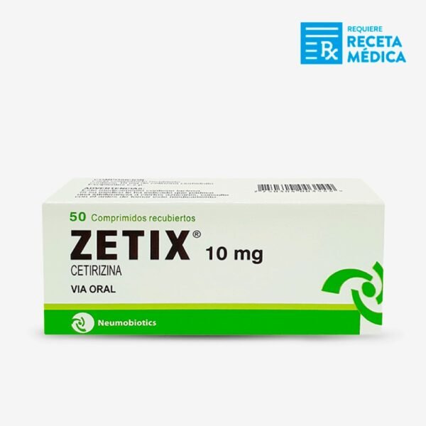 Zetix 10mg X10 Tabletas