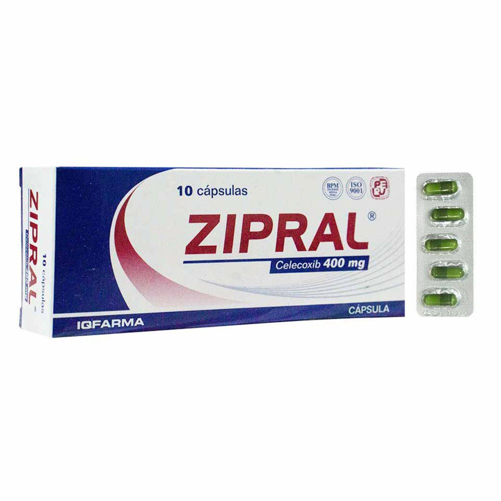 ZIPRAL 400MG X 10 CAPSULAS 1 Zipral 400mg X 10 Capsulas ** - Imagen 1