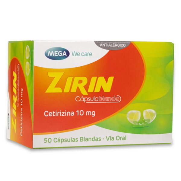 Zirin 10mg X 50caps