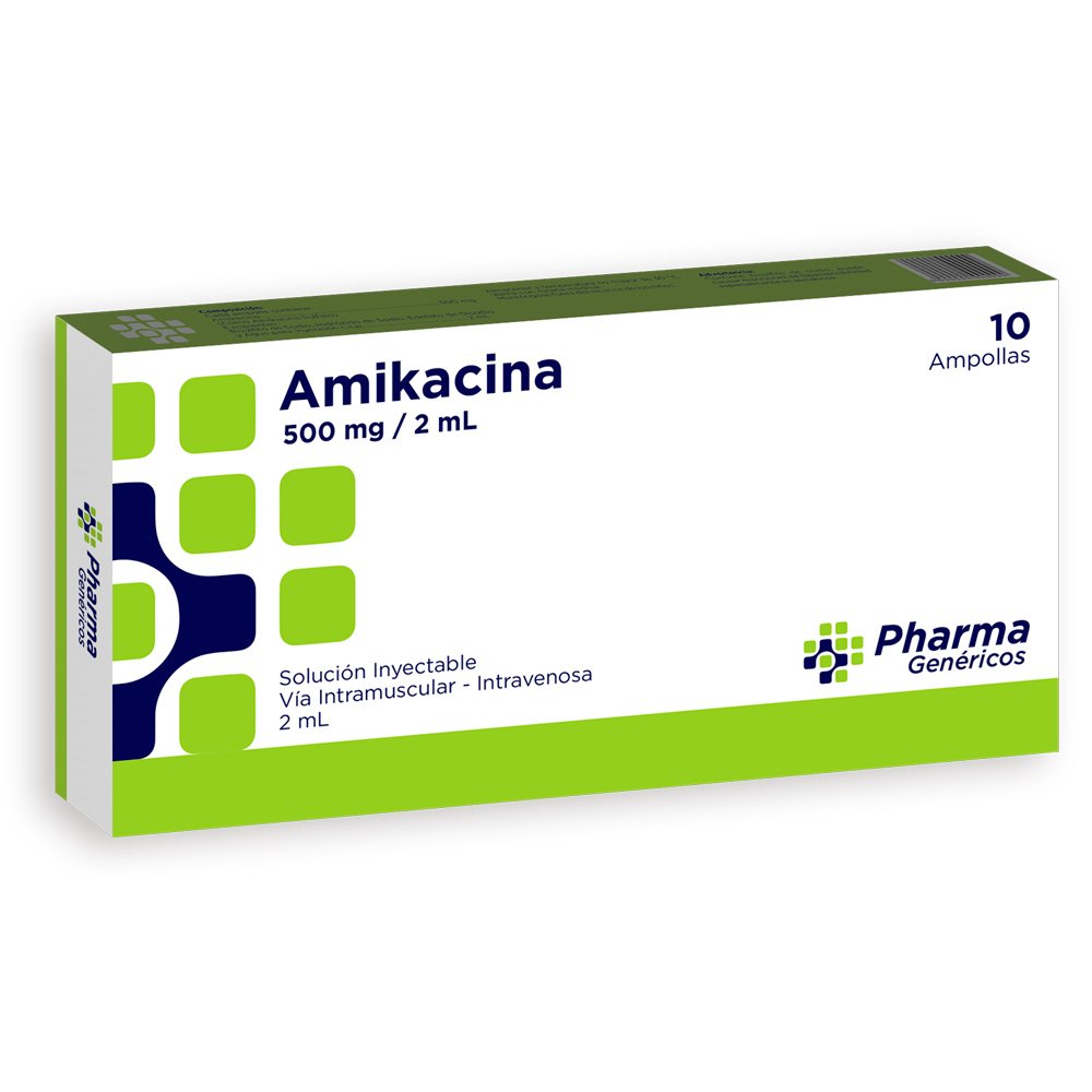 Amikacina-500mg-X1-Ampolla AMIKACINA 500MG X1 AMPOLLA - Imagen 1