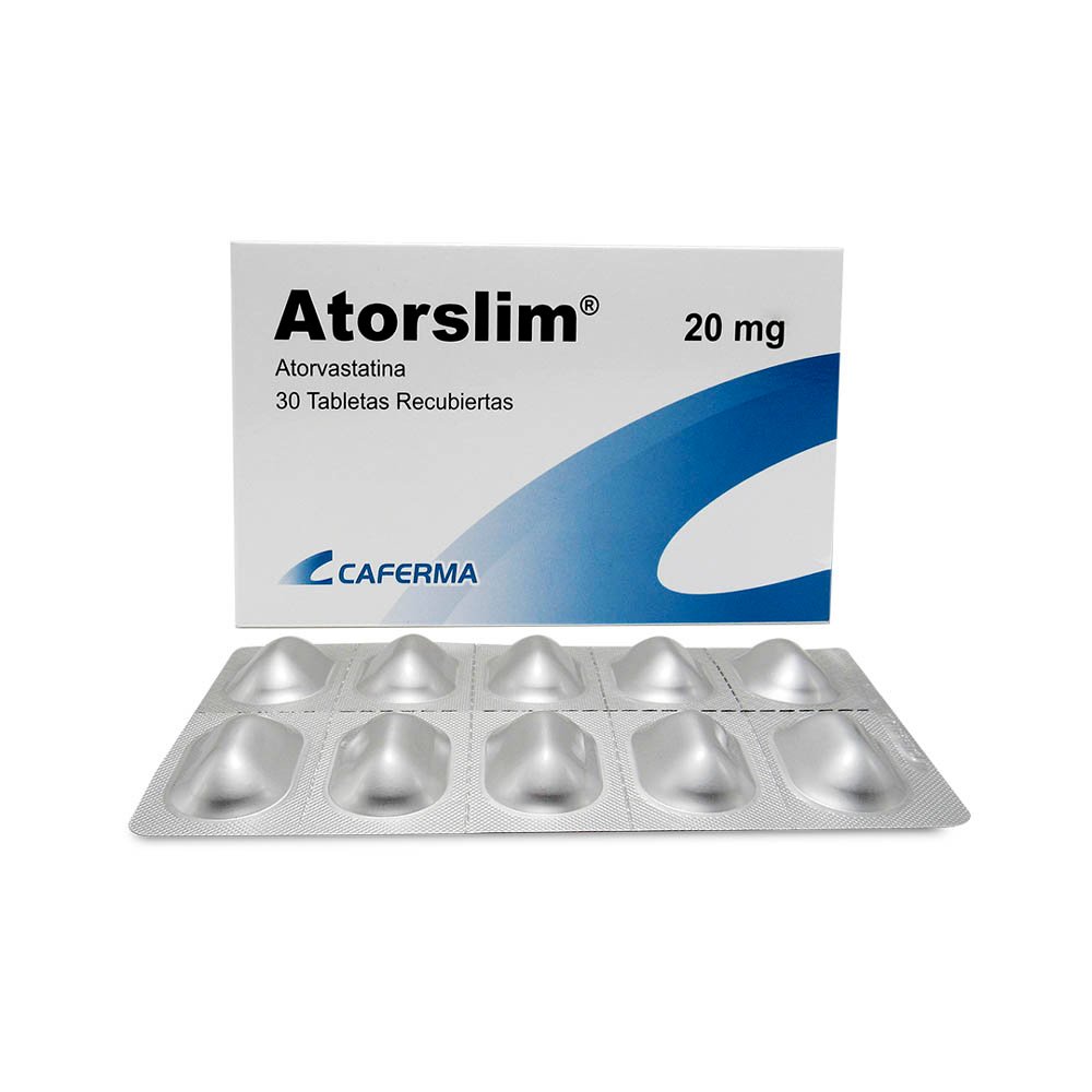 Atorslim-20mg-X30-Tab Atorslim 20mg X30 Tab** - Imagen 1