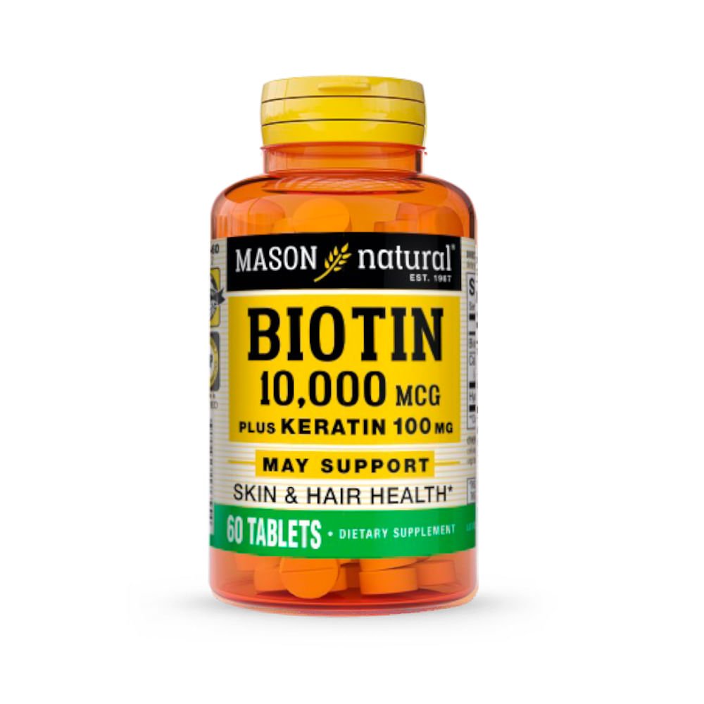 Biotin-10000-Frasco-X-60-Tab BIOTIN 10000 FRASCO X 60 TAB - Imagen 1