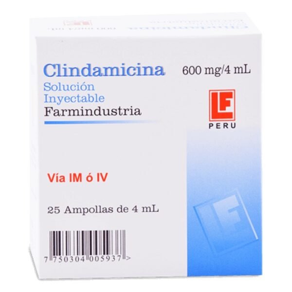 Clindamicina 600 Amp X 1
