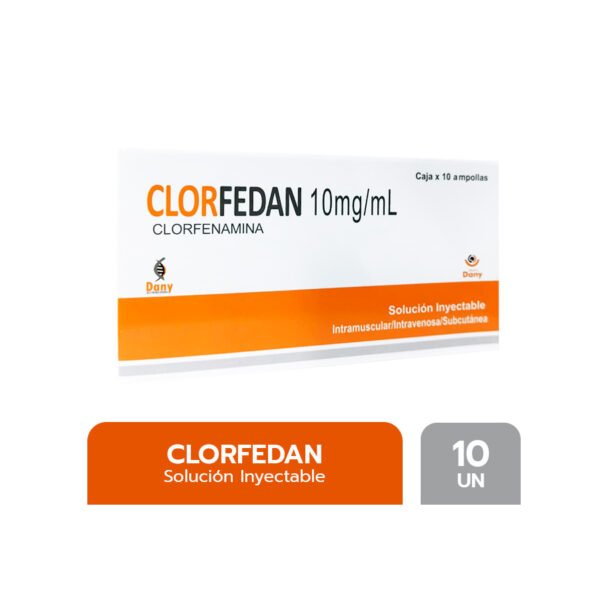 Clorfedan 10mg X1 Ampolla**
