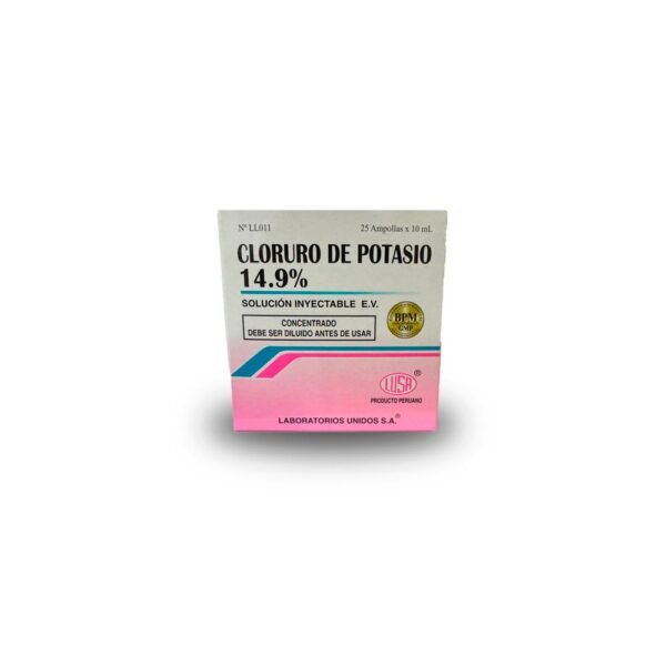 Cloruro De Potasio 14.9% Amp#