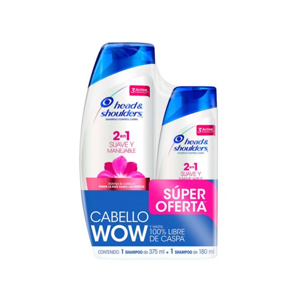 H&S Suave Shamp 375+180Ml