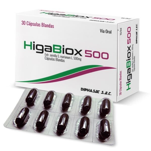 Higabiox 500mg X30 Caps