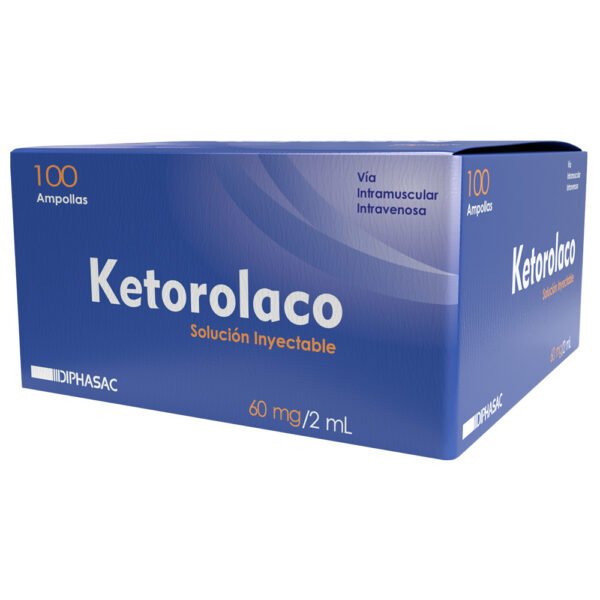 Ketorolaco 60mg Im/iv X1amp