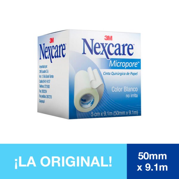 MICROPORE 5CM X9.1MT(MEDIANO)