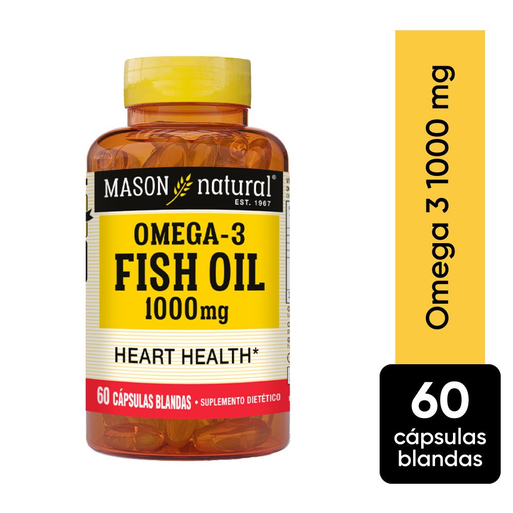 Omega-Fish-Oil-100Omgx60-Ta OMEGA FISH OIL 100OMGX60CAP - Imagen 1