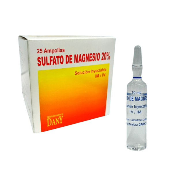 Sulfato de Magnesio 20% x 1 Amp