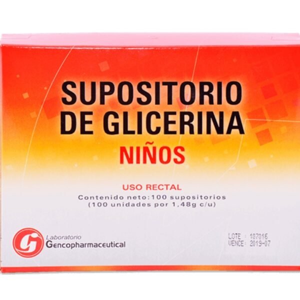 Supositorio Glic-qual Ni¥ox100