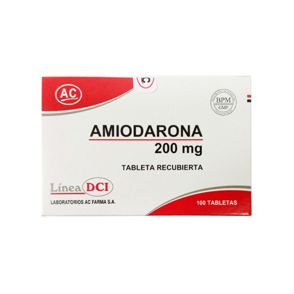 Amiodarona 200mg x 100 Tabletas - Acfarm