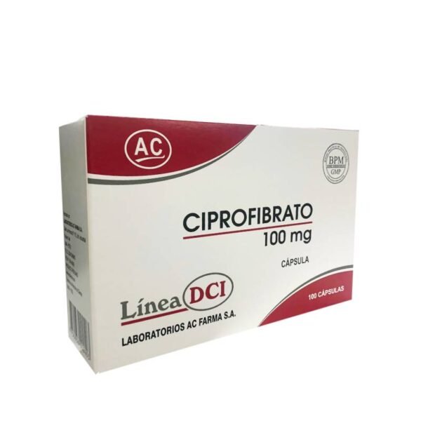 Ciprofibrato 100mg x 100 Tabletas