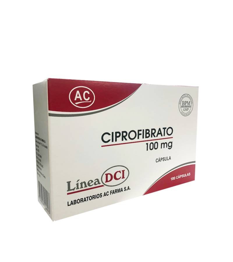 CIPROFIBRATO-100MG-X100-TAB-1-2 Ciprofibrato 100mg x 100 Tabletas - Imagen 1