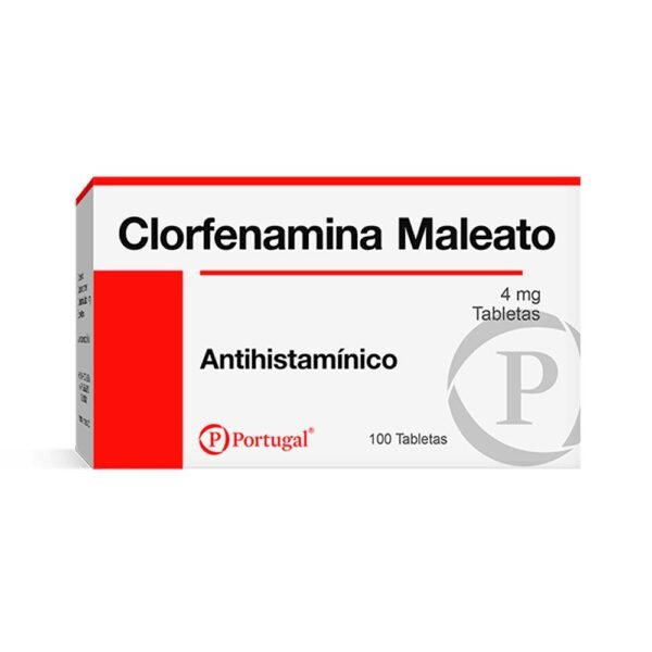 Clorfenamina 4mg x 100 Tabletas - Port