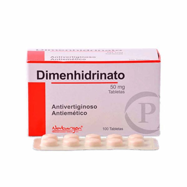 Dimenhidrinato 50mg x 100 Tabletas - Per