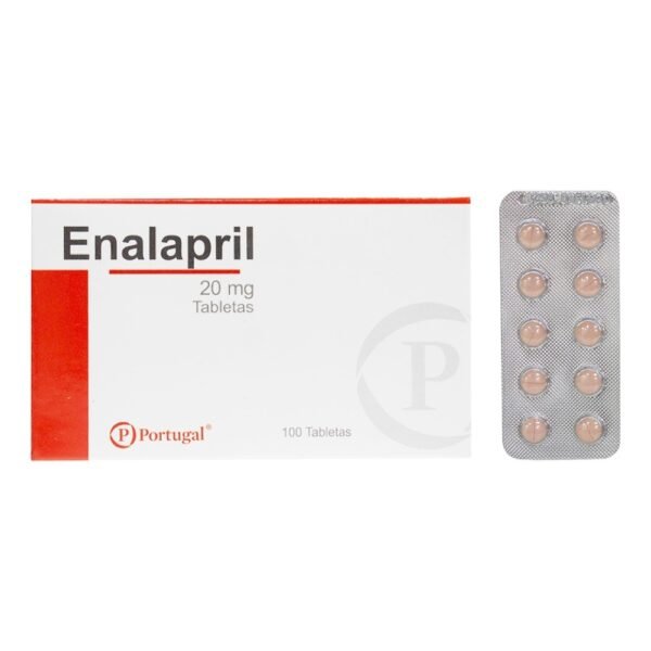 Enalapril 20mg x 100 Tabletas - Port