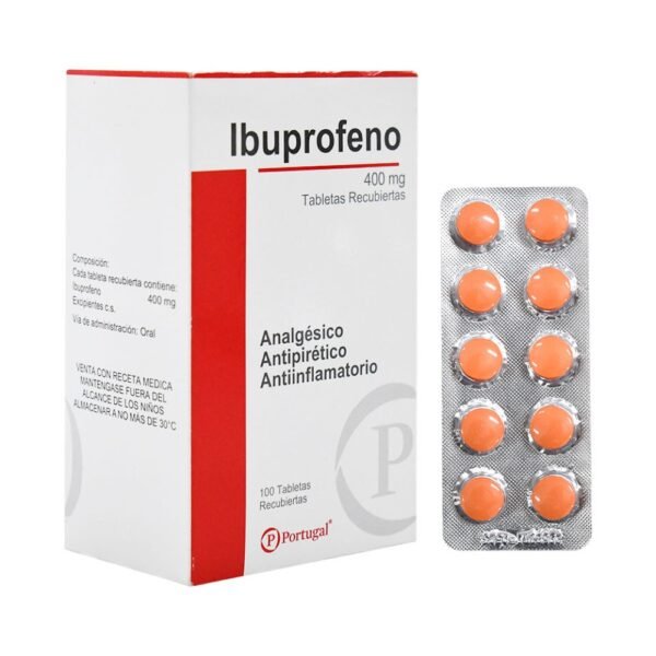 Ibuprofeno 400mg x 100 Tabletas - Sher