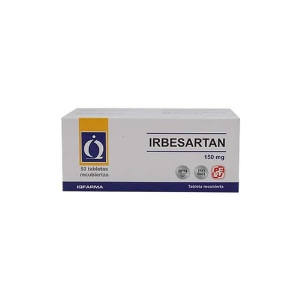 Irbesartán 150mg x 50 Tabletas - Port