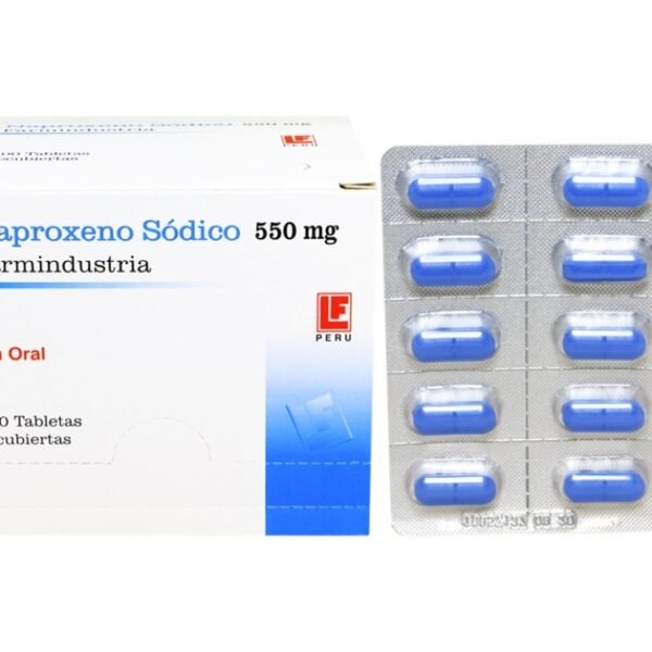Naproxeno 550mg x 100 Tabletas
