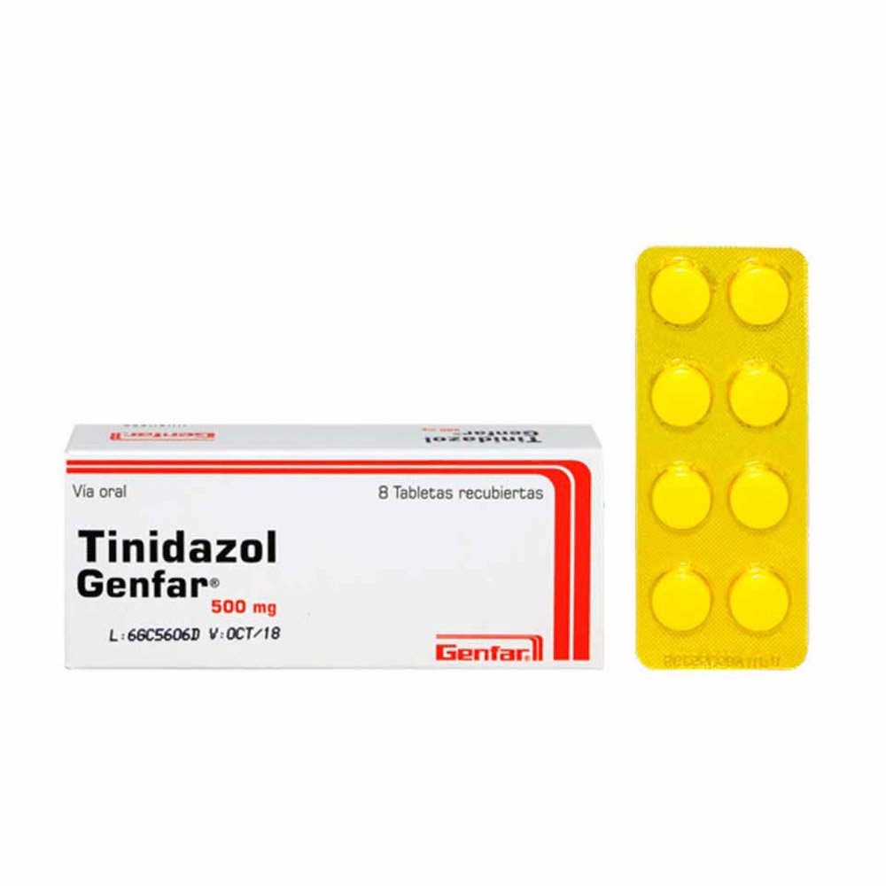 TINIDAZOL-500MG-X-8TAB-1-2 Tinidazol 500mg x 8 Tabletas - Imagen 1