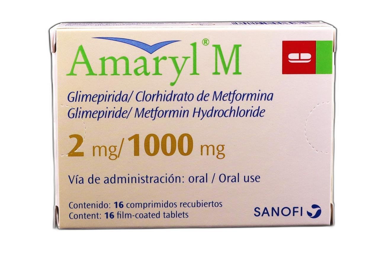 AMARYL-M-2MG1000-CJA-X-16 AMARYL M 2MG/1000 CJA X 16 - Imagen 1