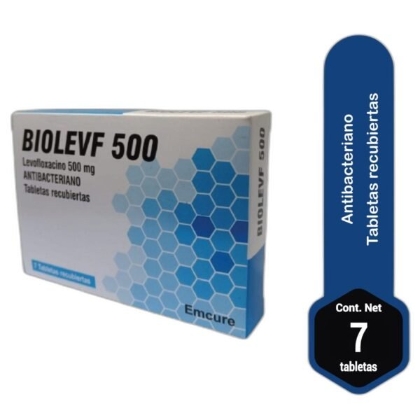 BIOLEVF 500MG CAJA X 7TAB