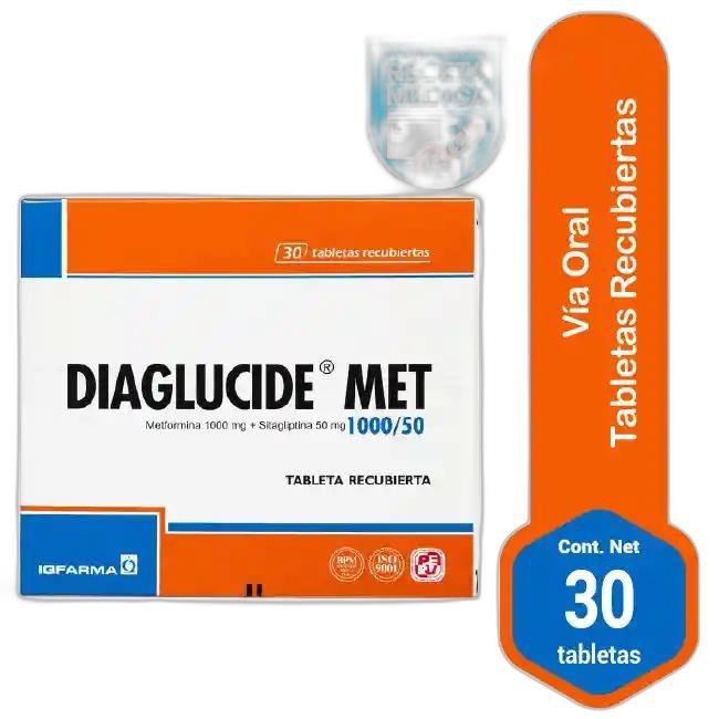 DIAGLUCIDE-MET-501000MG-X30TA DIAGLUCIDE MET 50/1000MG X30TA - Imagen 1