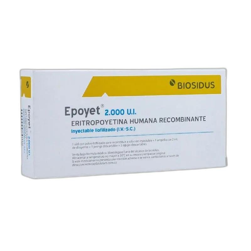 EPOETINA-2000-UIML-AMP EPOETINA 2000 UI/ML AMP (REF) - Imagen 1