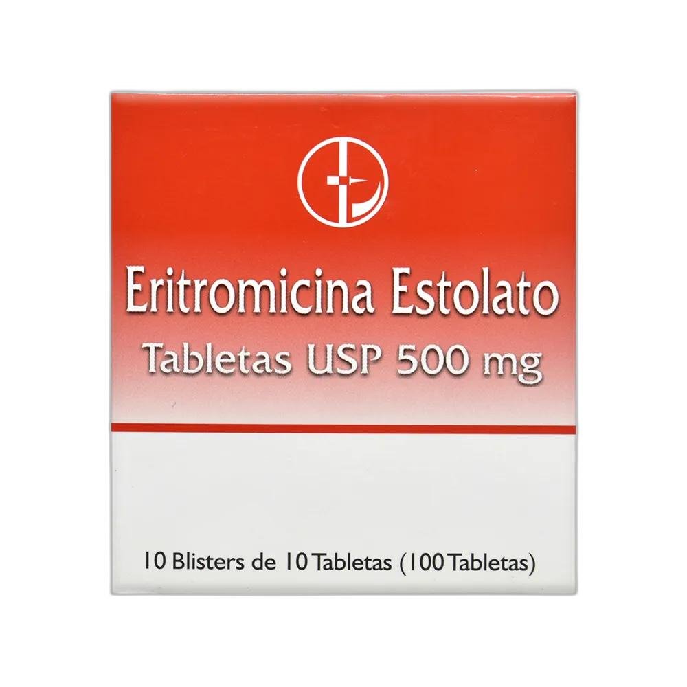 ERITROMICINA-500MG-X100TAB ERITROMICINA 500MG X100TAB - Imagen 1