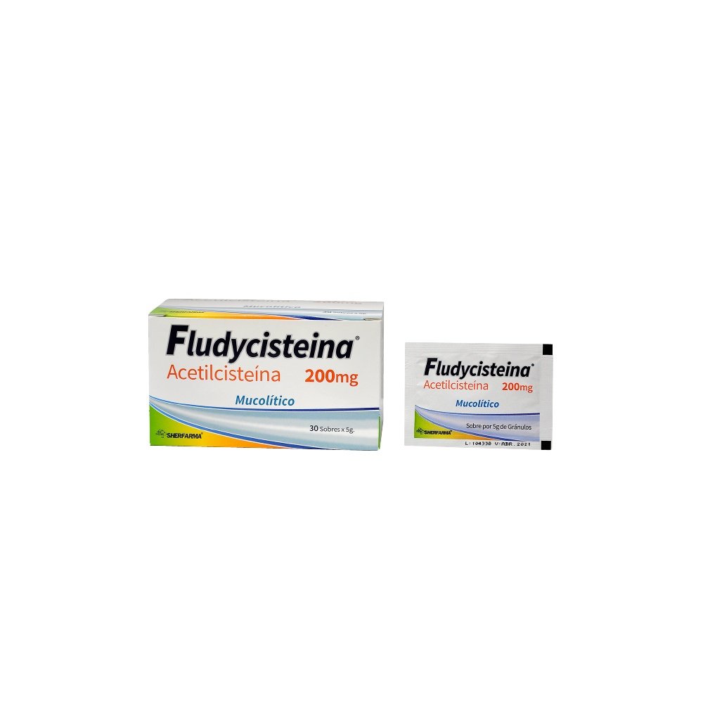 FLUDYCISTEINA-200-MG-SOBRES-30 FLUDYCISTEINA 200MG SOB X30 - Imagen 1