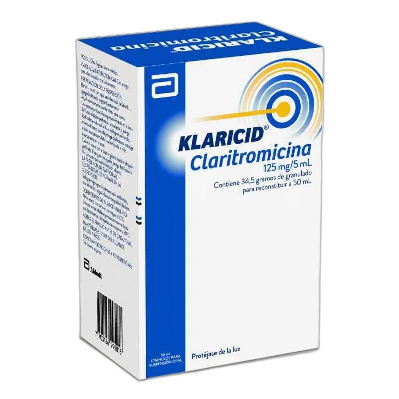 KLARICID-SUSx125MGx50ML KLARICID SUSx125MGx50ML - Imagen 1