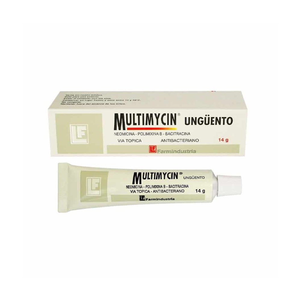 MULTIMYCIN-UNGUENTO-TUBX-14-GRAMOS MULTIMYCIN UNGUENTO TUBx14GR# - Imagen 1