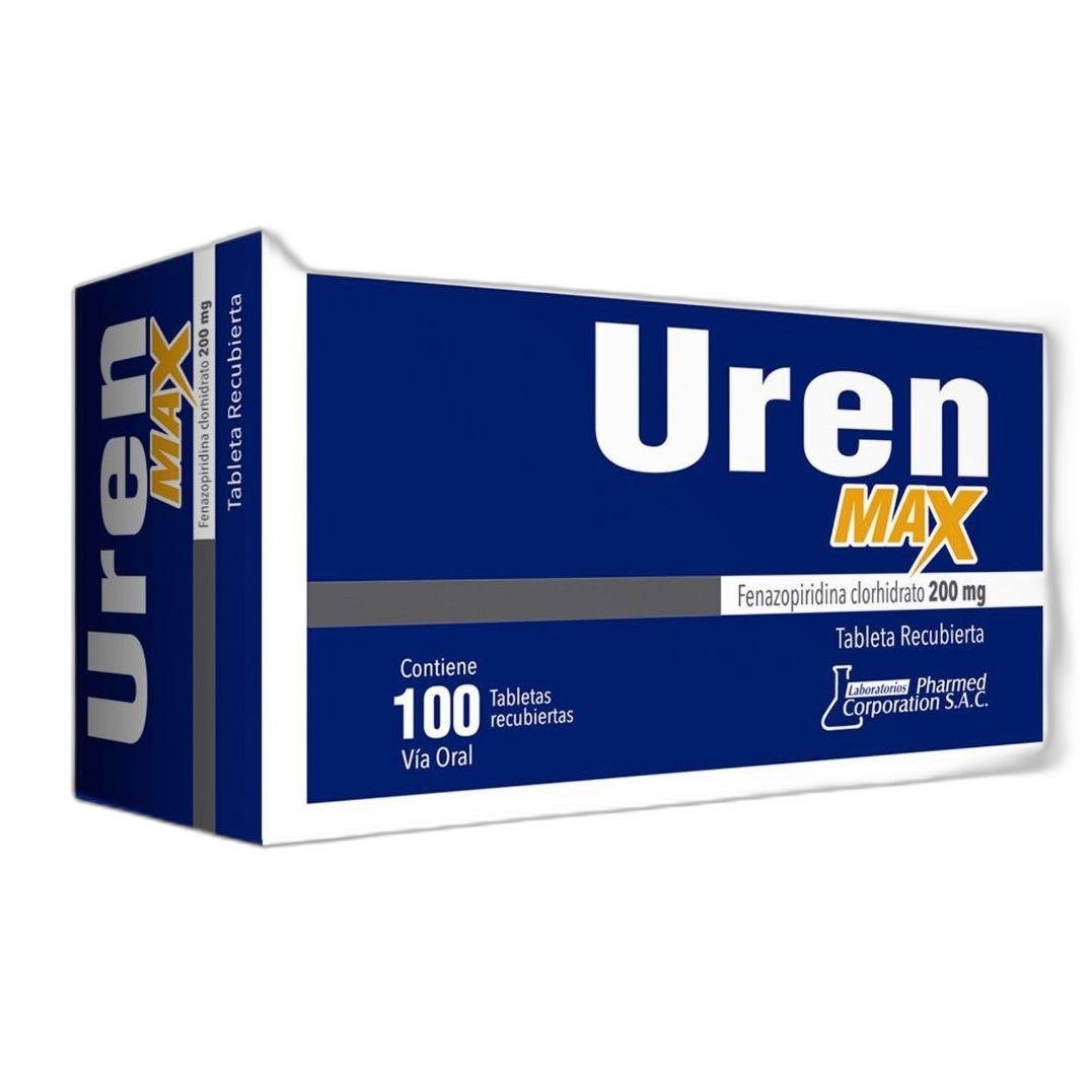 UREN-MAX-200MG-X100TAB UREN MAX 200MG X100TAB - Imagen 1