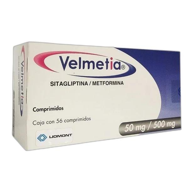 VELMETIA-100050MG-X14TAB VELMETIA 1000/50MG X14TAB - Imagen 1