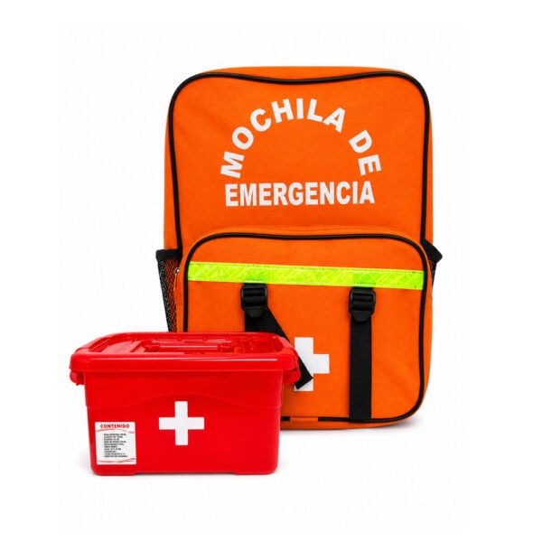 MOCHILA DE EMERGENCIA+BOTIQUIN