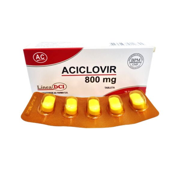 ACICLOVIR 800MG TABX10-ACFARMA