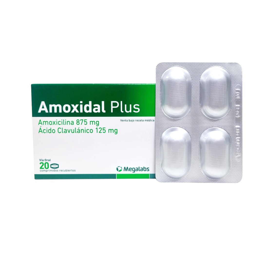 Plantilla fotos WEB AMOXIDAL PLUS 875/125MG X20TAB - Imagen 1