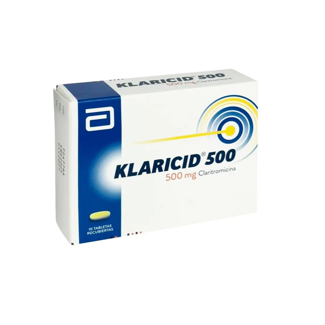 Plantilla fotos WEB KLARICID TABx500MGx10 - Imagen 1