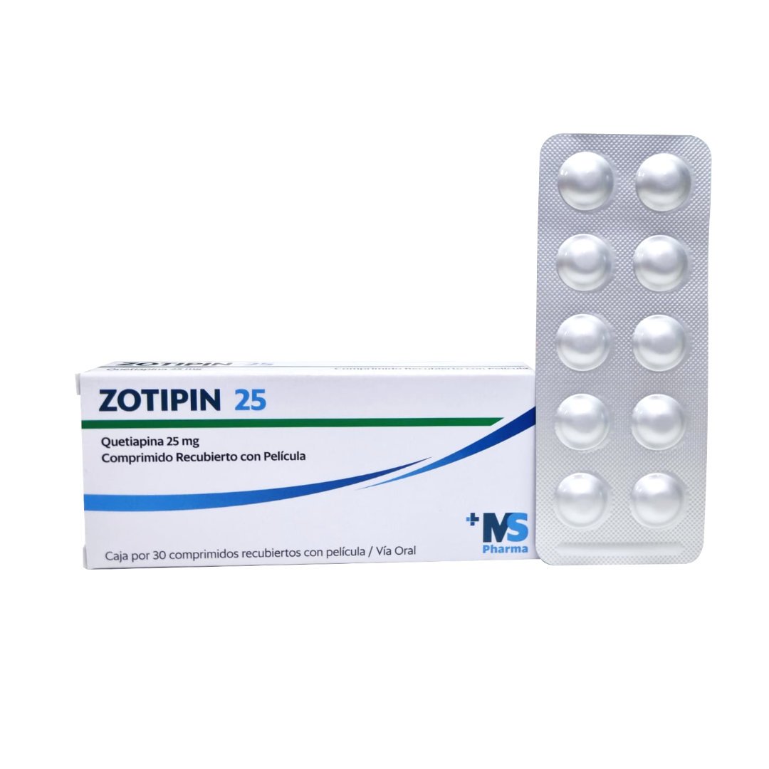 Plantilla fotos WEB QUETIAPINA 25MG X30TAB-ZOTI - Imagen 1